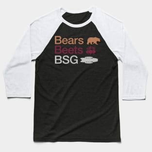 Bears Beets Battlestar Galactica Baseball T-Shirt